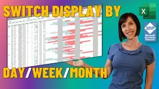 Excel Project Management Dashboard with Dynamic Periods