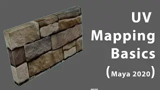 Maya 2018 - UV Texture Mapping Basics,