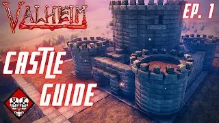 Valheim | How to Build a Castle | Ep. 1 | Guide | Tips and Tricks | Base Ideas