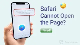 Safari Cannot Open the Page Because...? 5 Ways to Fix It!