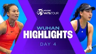 Zheng, Wang Xinyu, Sabalenka, & Gauff battle in Wuhan on Day 4 | WTA Match Highlights