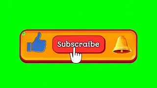animation subscribe green screen:no copyright