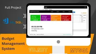 VB.NET - Budget Management System in VB NET using My sql Database