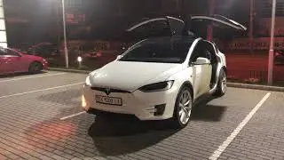 Tesla Model X Christmas Show