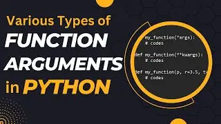 Function Arguments in Python | Python Function Arguments | Keyword Arguments | SuMyPyLab