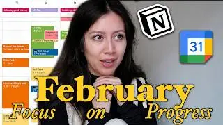 plan with me using NOTION and GOOGLE CALENDAR for optimal productivity & tracking YouTube progress