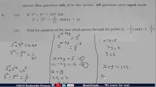 WASSCE 2019 NovDec question 6