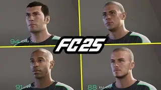 EA FC 25 | *NEW* ALL CAREER MODE ICONS & LEGENDS ft. Real Faces ✅