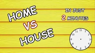 what is the difference between home and house | explained by The Modern Learning