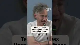 Tech CEO Gives Unapologetic Defense of Western Values