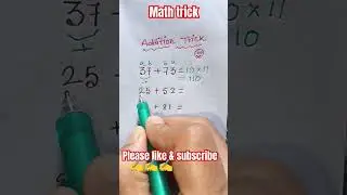 Amazing addition trick||very easy||solve just in 2 second||