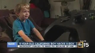 5-year-old boy hacks Xbox