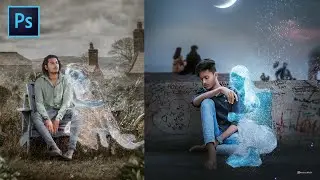 Photoshop Tutorial / A True love storys💔 / Photoshop Manipulation Tutorial / sad photo editing