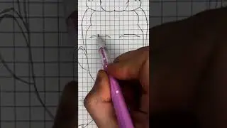 Как нарисовать Ханму по клеточкам