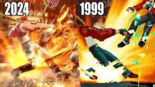 SF6 Terry Gameplay Trailer Comparisons | 90s VS 2024