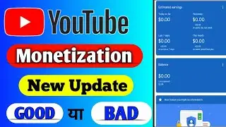 Youtube Monitization New Update | Google Adsense