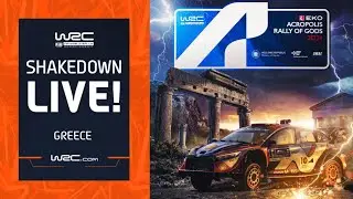 🔴 Shakedown LIVE | WRC EKO Acropolis Rally Greece 2024