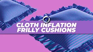 Frilly Cushions in Cinema 4D 2024.2 Tutorial