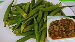 Easy Okra Stew Recipe (Not Slimy)How to cook Okra at home/Beef Okra Recipe