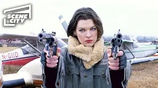 Resident Evil Afterlife: Airplane Graveyard (MOVIE SCENE)