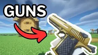 I added Guns to Minecraft...