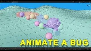 Blender Tip: Animate a bug in Blender 2.8
