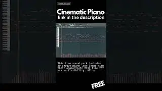 FREE Cinematic Piano MIDI and LOOPS 😲