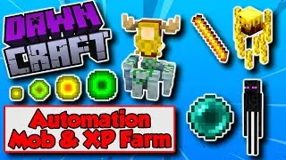 DawnCraft Mob & XP Farm Automation Ars Nouveau Guide