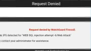 SQLI WatchGuard Firewall  PostgreSQL & Dios Step 2023 By FlashKiss