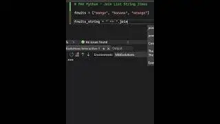 Python Tips - Join List String Items Tips for Beginners 