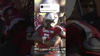 This Jadeveon Clowney hit is an all-time CFB moment 😤