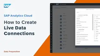 How to Create Live Data Connections: SAP Analytics Cloud