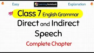 Class 7 Direct and Indirect Speech