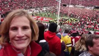 OSU BEATS Michigan 5.79 on Richter Scale! 110,045 Fans Rush The Field OSUMB 11 26 2016 OSU vs MI