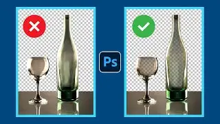 How to Remove Background from Transparent Objects in Photoshop