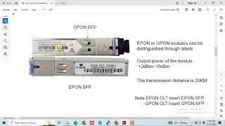 Explain OLT and ONT interface and connection | How to design FTTH Network