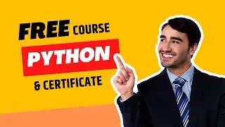 Wow 😳 Python Course with Certificate 🔥 FREE 🎉