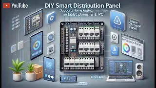 Home Automation Distribution Panel Energy Monitor| IOT Project 2024!