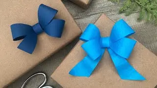 2 Easy Paper Bows | DIY Crafts