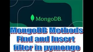 mongoDB Methods find , find one , insert many