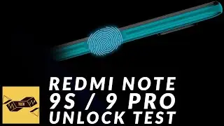 REDMI NOTE 9 PRO UNLOCK TEST: Side Mounted Fingerprint Reader - As Good As The Realme 6?