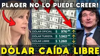 DÓLAR NO PARA DE BAJAR Y PLAGER NO LO PUEDE CREER 🚨 MILEI TENÍA RAZÓN