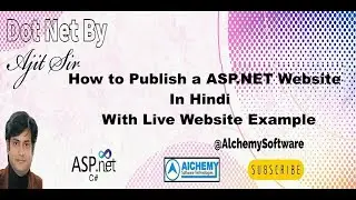 How to Publish ASP.NET Website on internet | Hindi | Live Website Example | Design Master Page