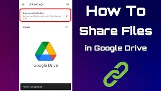 How To Share A File In Google Drive