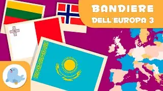 Le bandiere dell'Europa III - Geografia per bambini