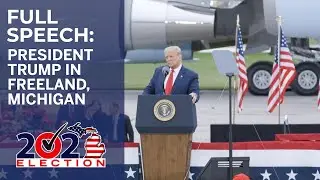 FULL SPEECH: President Donald Trump rally in Freeland, Michigan