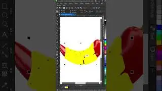 Como criar Design de Logo formato de pimenta com máscara de texto no CorelDRAW #140 #shorts