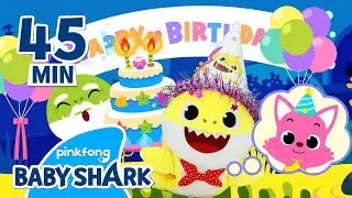 Baby Sharks Birthday Party and More | +Compilation | Baby Shark Stories | Baby Shark Official