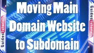 Moving Main Domain Website to Subdomain - not loading error