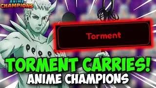 [ALL CODES] NINJA TORMENT RAID + Dungeon CARRIES in Anime Champions! ASTRAL & Rune Farming!